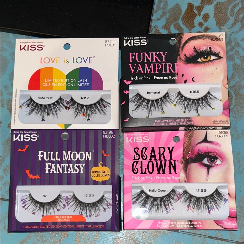 Kiss Halloween Eyelash Collection - Vibrant Styles